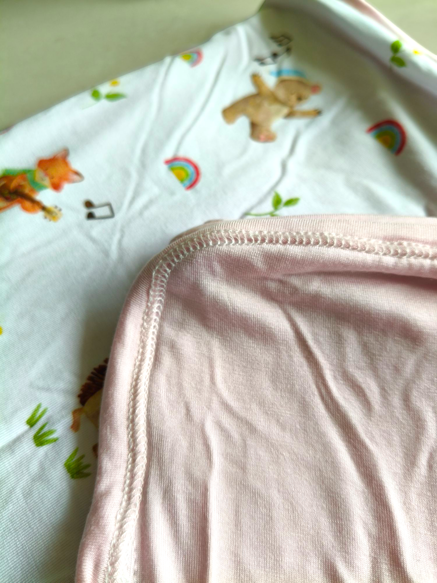 Whimsical Woodnotes Double-layered blanket