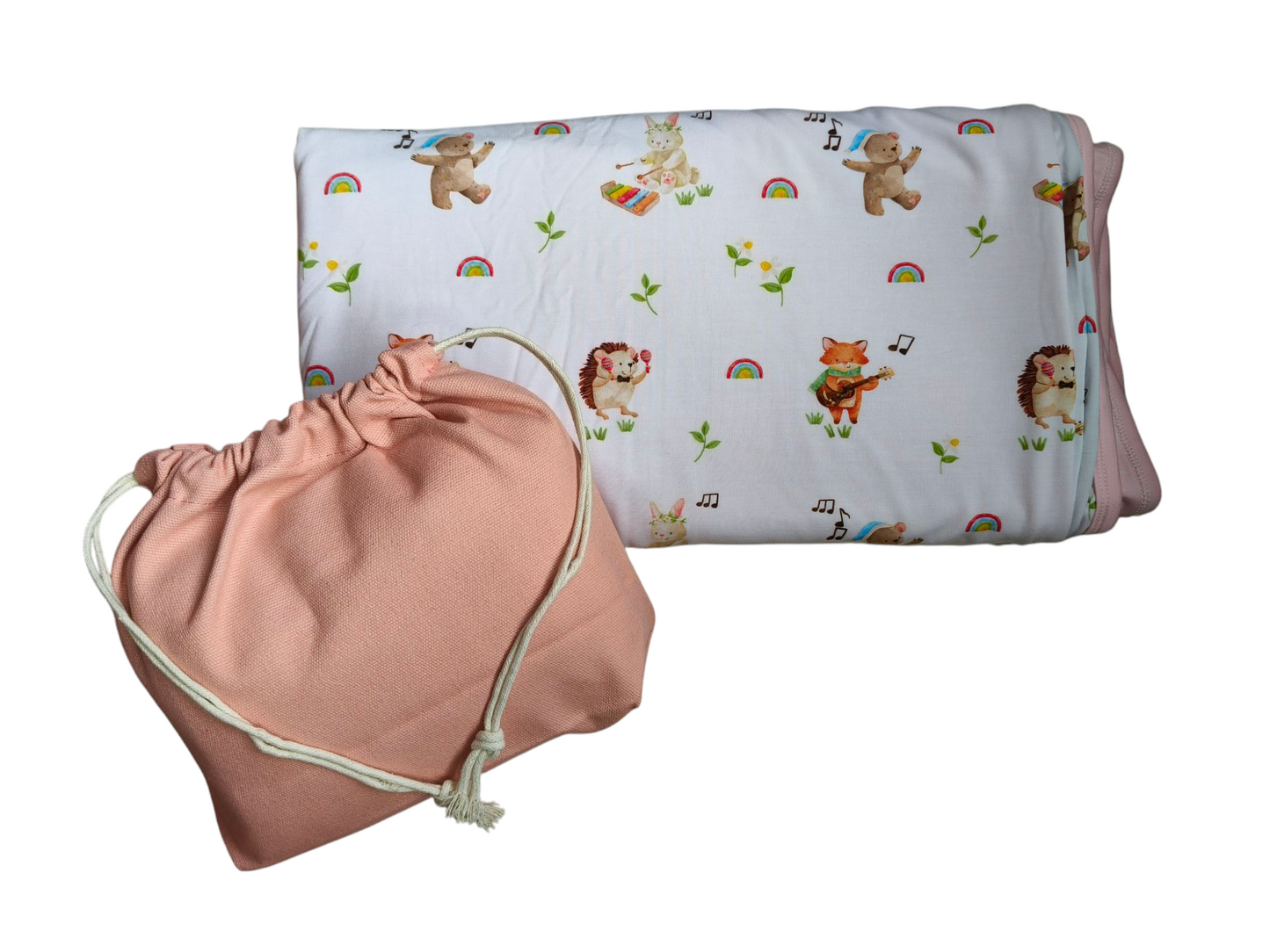 Whimsical Woodnotes Double-layered blanket